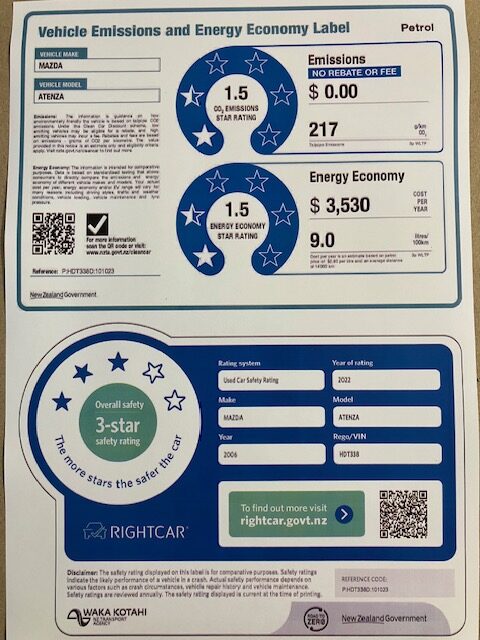 2006  Mazda Atenza Sedan, 2.2, Auto