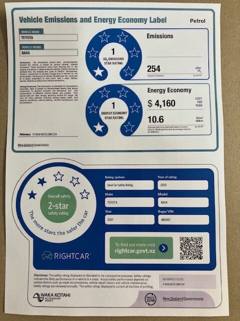 2001  Toyota Rav4, 2.0P, 4WD, Auto