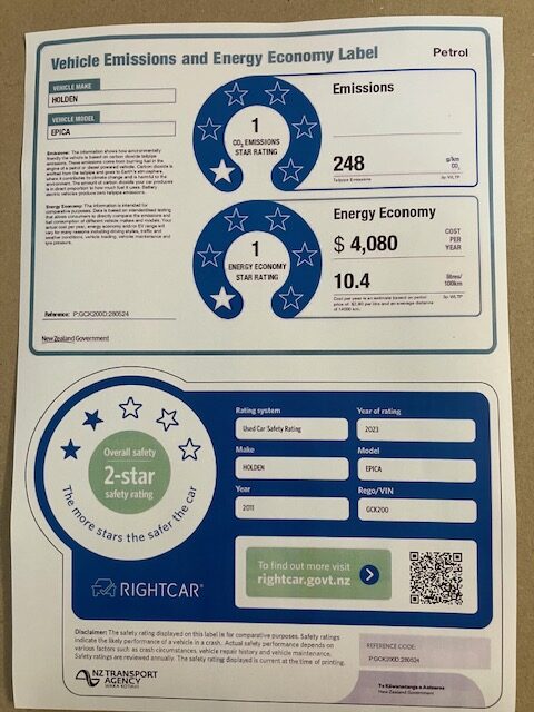 2011 Holden Epica  CDX, 2.5P,  Auto