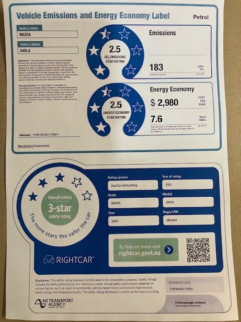 2009 Mazda Axela, Hatch, 2.0, Auto