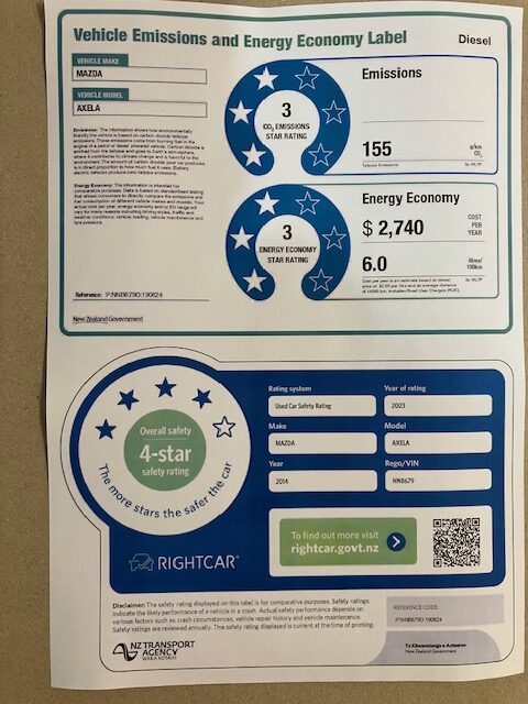 2014 Mazda Axela, D/Turbo, Hatch, Auto